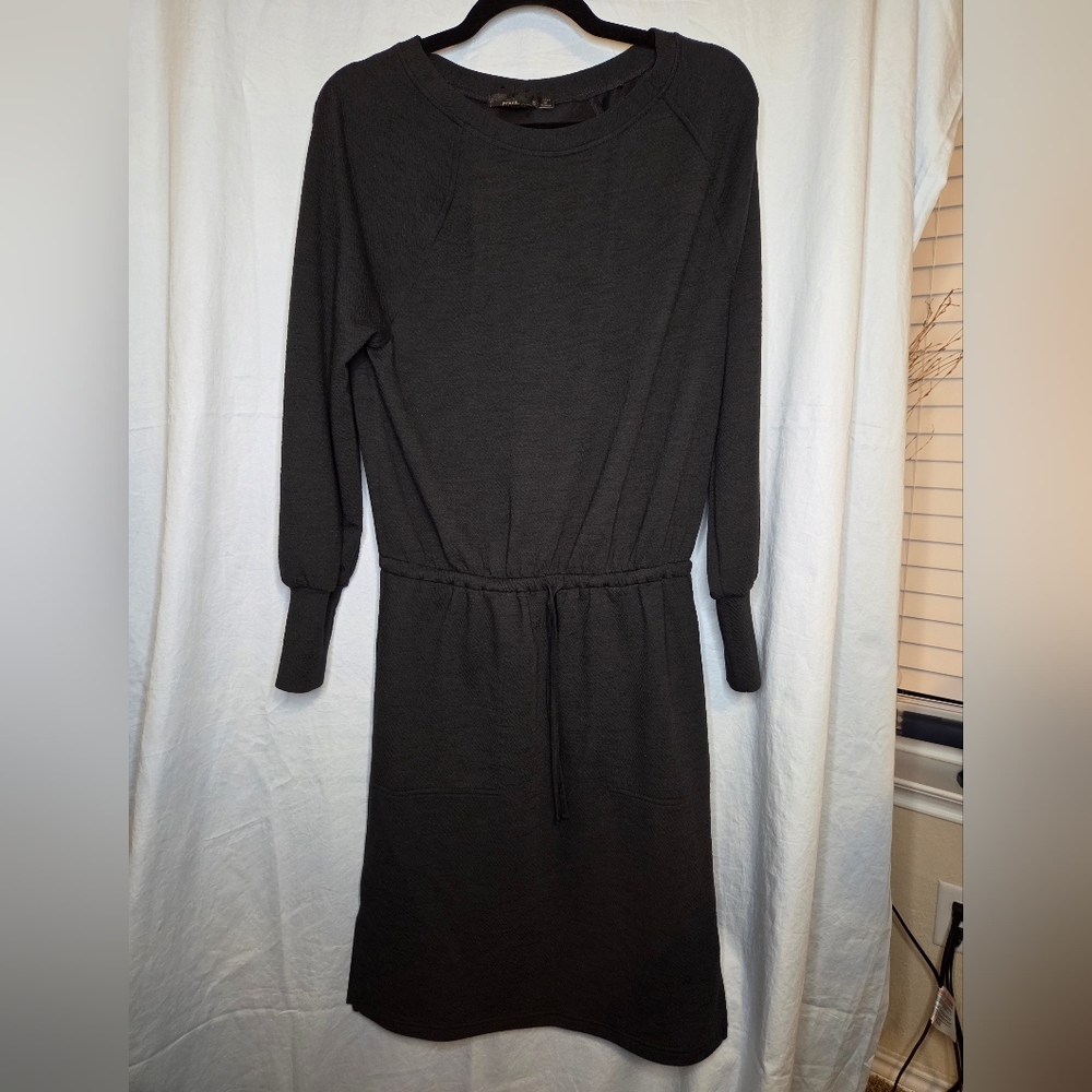PrAna Sunrise Long Sleeve Dress in Black - Size S